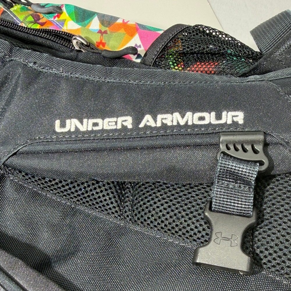 Under Armour Multicolor Geometric Backpack (Pen S… - image 2